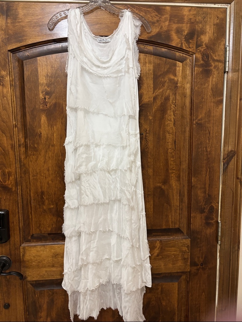 Gigi Sleeveless Long Ruffle Dress